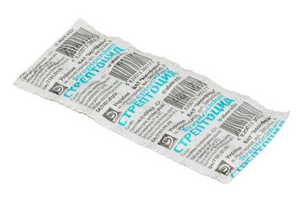 таблетки стрептоцида в упаковке